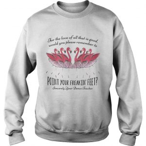 Ballet flamingo for the love of all that is good sincerely your dance teacher Sweatshirt
