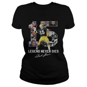 Bart Starr 15 19342019 thank you for the memories Ladies Tee