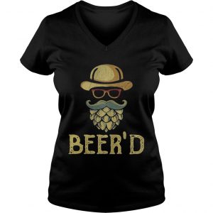 Beerd beer beard Ladies Vneck