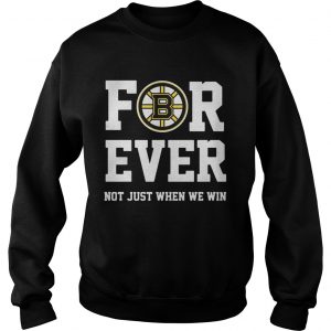 Boston Bruins for ever not just when we win Sweatshirt