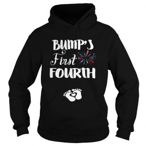 Bumps first fourth pregnant lady Hoodie
