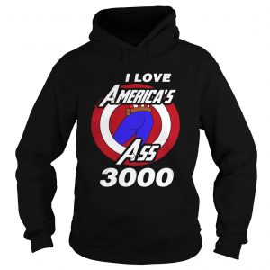 Captain America I love Americas ass 3000 Hoodie