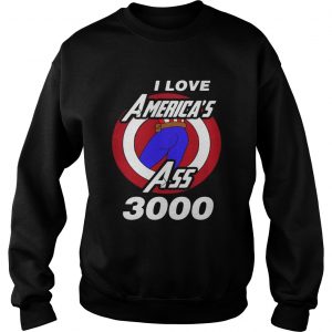 Captain America I love Americas ass 3000 Sweatshirt