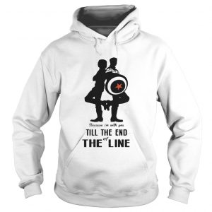 Captain America and Bucky Barnes because Im with you till the end of the line Hoodie