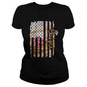 ChickfilA America Independence Day American Flag Ladies Tee