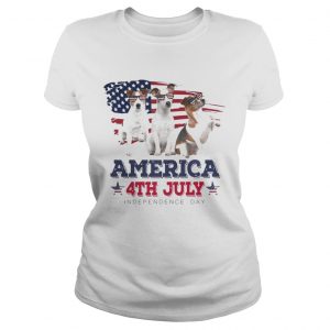 Cool Parson Russell America 4th July Independence Day Ladies Tee
