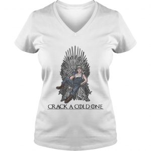 Crack a cold one Game of Thrones Ladies Vneck