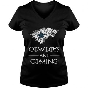 Dallas Cowboys are coming Game of Thrones Ladies Vneck
