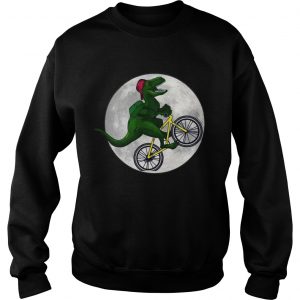 Dinosaurs Ride Bicycles On The Moon SweatShirt
