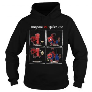 Dogpool and Spider Cat Deadpool and Spiderman Hoodie