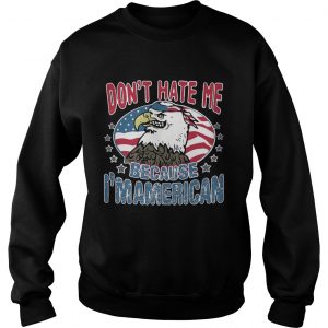 Dont Hate Me American Bald Eagle Wearing Us Flag Bandanna SweatShirt