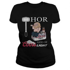 Fat Thor God Of Coors Light Ladies Tee