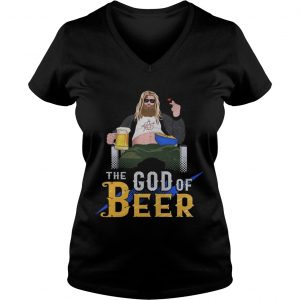 Fat thor the God of beer Ladies Vneck