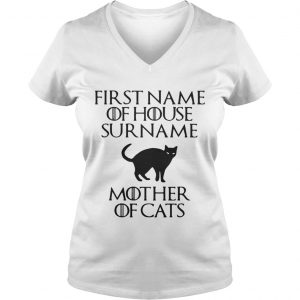 First name of house surname mother of cats Ladies Vneck