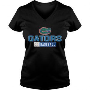 Florida Gator Baseball Ladies Vneck