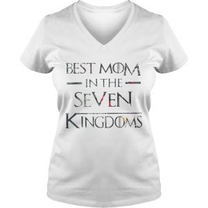 Flower best mom in the seven kingdoms Ladies Vneck