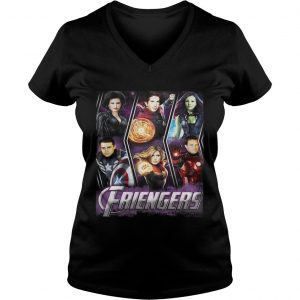 Friengers Friend Marvel Avengers Ladies Vneck
