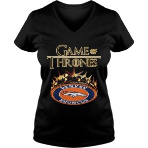 Game of Thrones Denver Broncos mashup Ladies Vneck