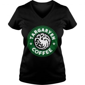 Game of Thrones Dragon Starbucks coffee Ladies Vneck