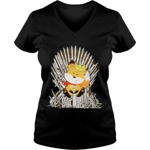 Game of Thrones Fox King Iron throne Ladies Vneck