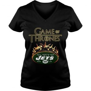 Game of Thrones New York Jets mashup Ladies Vneck