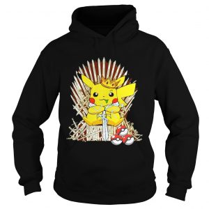 Game of Thrones Pikachu King of Iron throne Hoodie