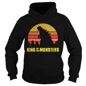 Godzilla King of the monsters vintage retro sunset Hoodie