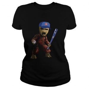 Groot I Am Chicago Cubs Ladies Tee