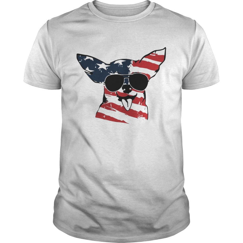 4th Of July Chihuahua American Flag Shirt