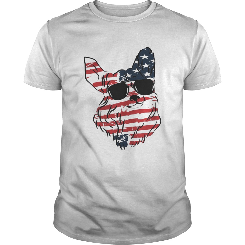 4th Of July Corgi American Flag Shirt