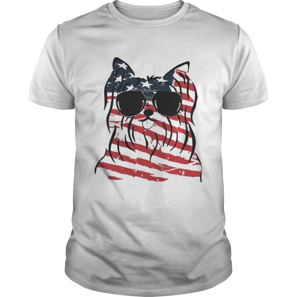 4th Of July Yorkshire Terrier American Flag Shirt