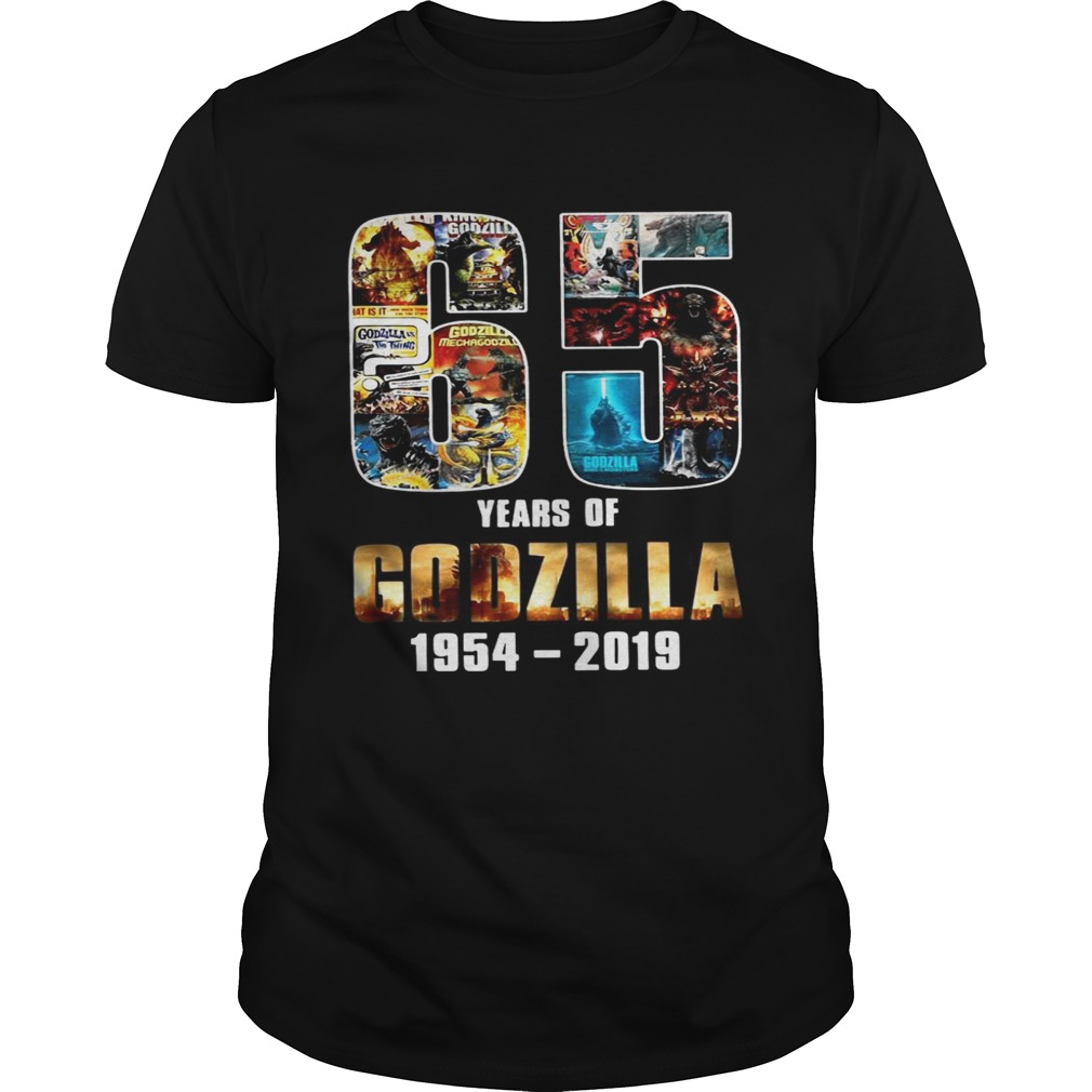 65th Years of Godzilla 1954-2019 For Memories shirt