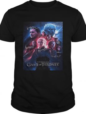 An HBO original series Game Of Thrones signatures shirt