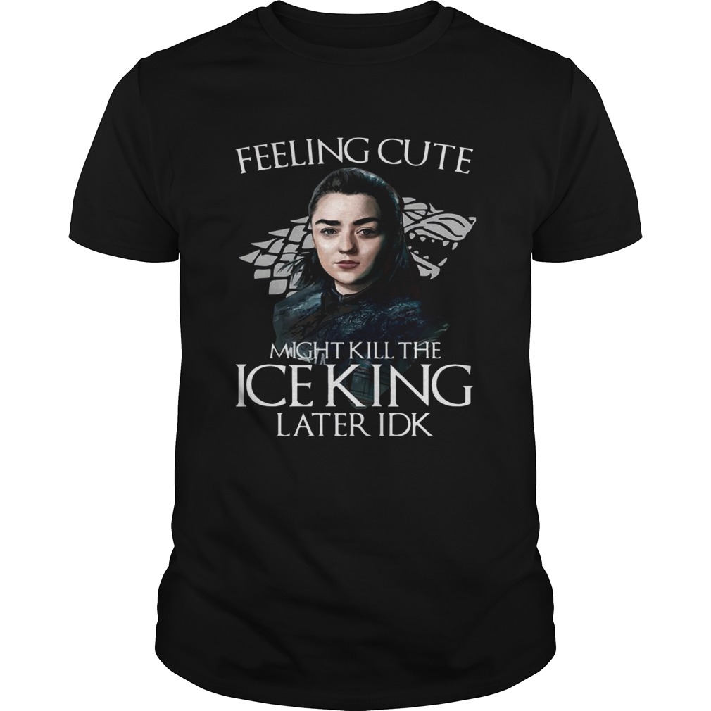 Arya Stark Feeling Cute Might Kill The Ice King Later IDK Game Of Thrones Shirt