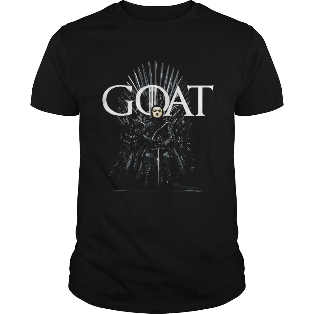 Arya Stark Goat Iron Throne shirt