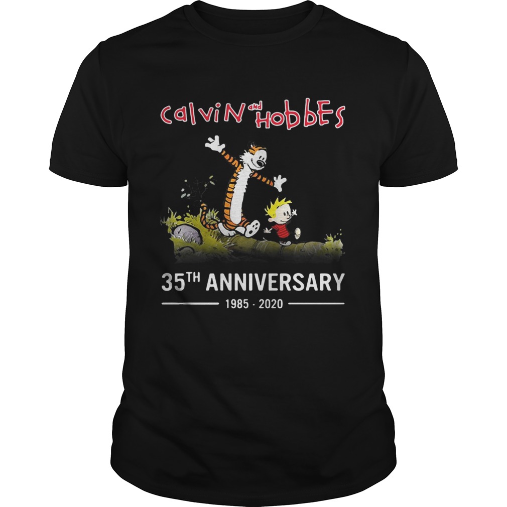 Calvin and Hobbes 35th anniversary 1985 – 2020 shirt