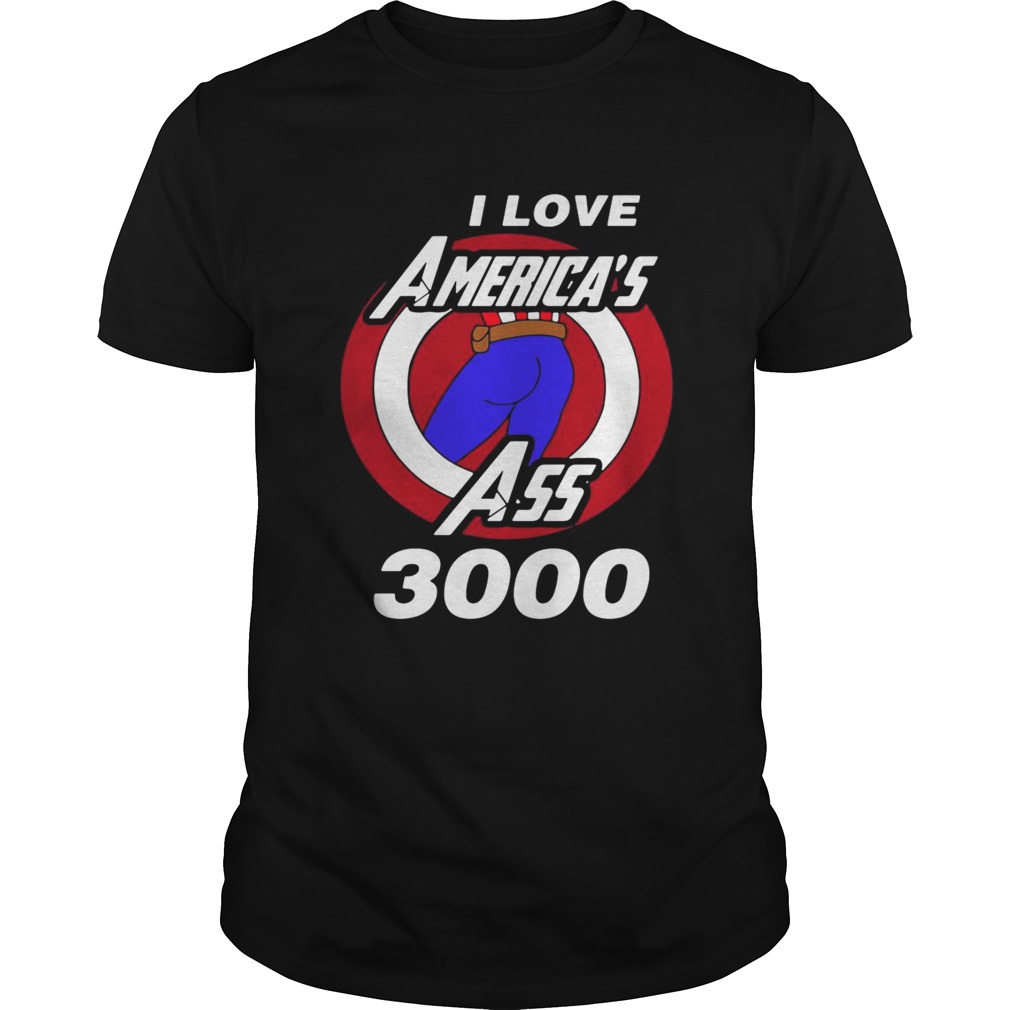 Captain America I love Americas ass 3000 shirt