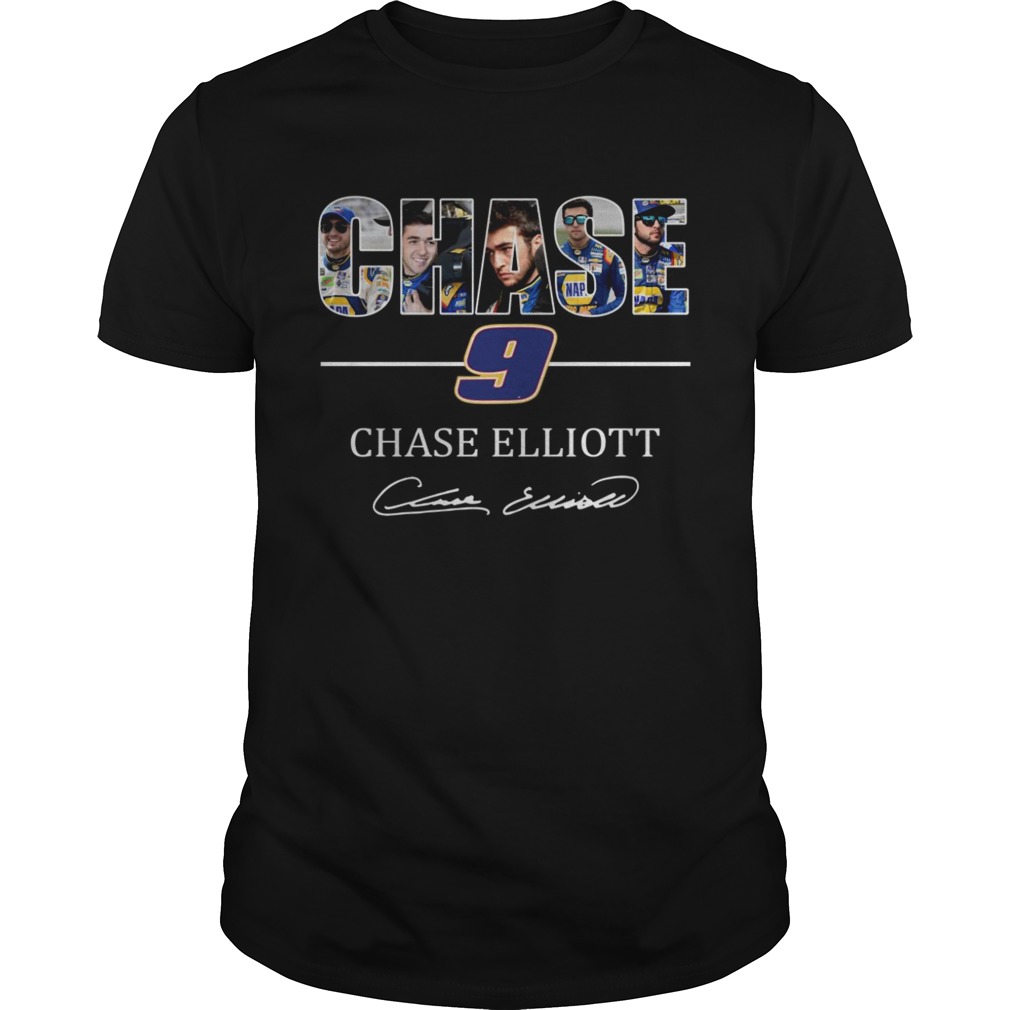 Chase 9 Chase Elliott signature shirt
