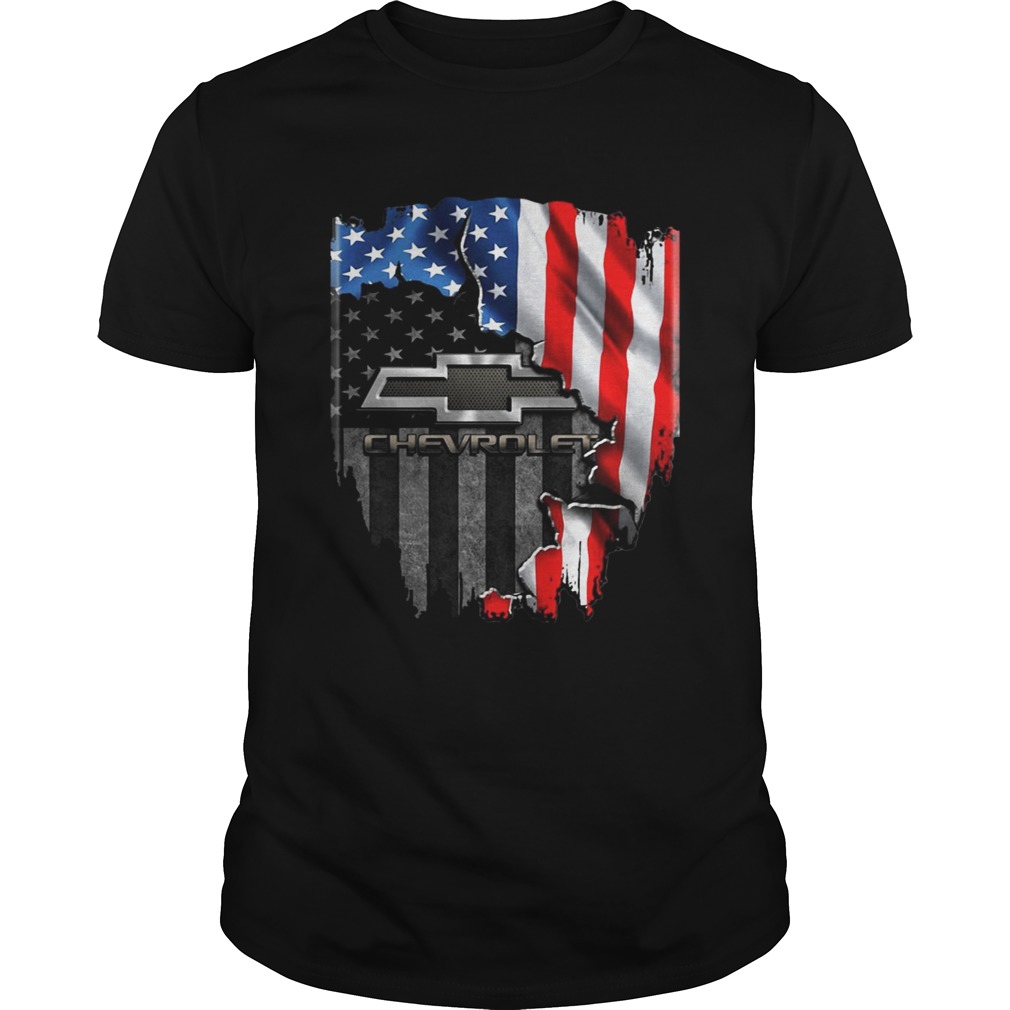 Chevrolet American Flag Inside shirt - Trend Tee Shirts Store