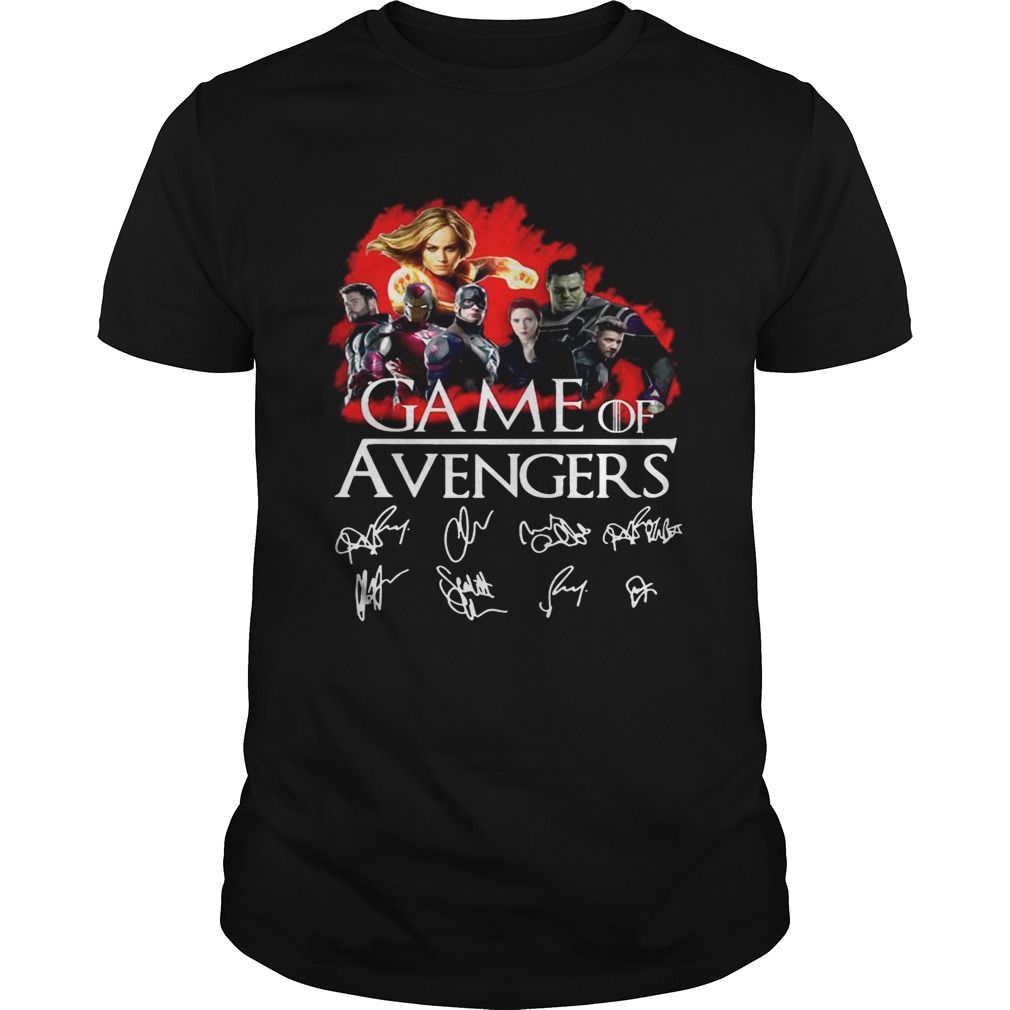 Game Of Avengers Signature Shirt