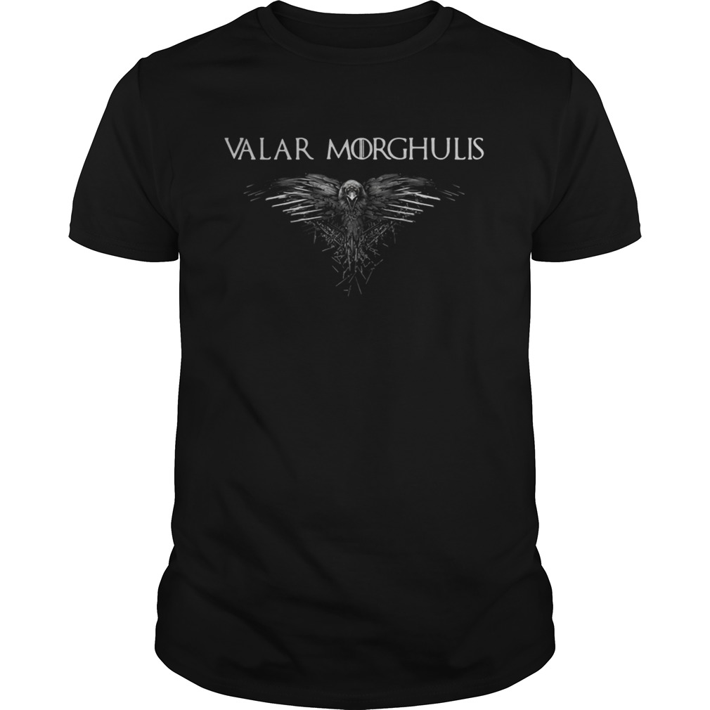 Game of Thrones Raven Valar Morghulis shirt