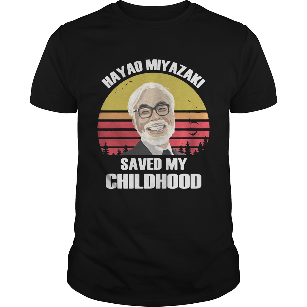 Hayao Miyazaki saved my childhood sunset shirt