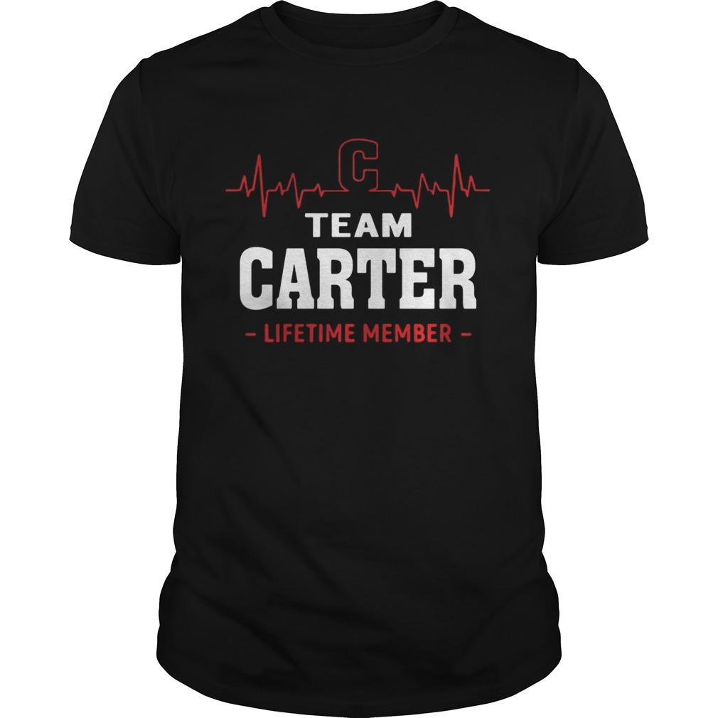 Heartbeat team Carter lifetime member shirt