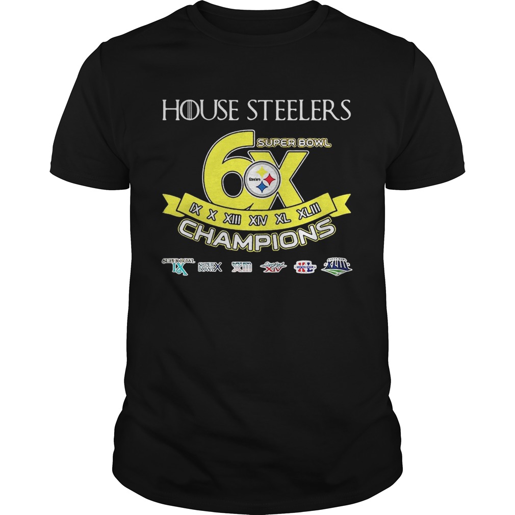 House Steelers Super Bowl Champions Steelers Pittsburgh Game Of Thrones – T-shirt