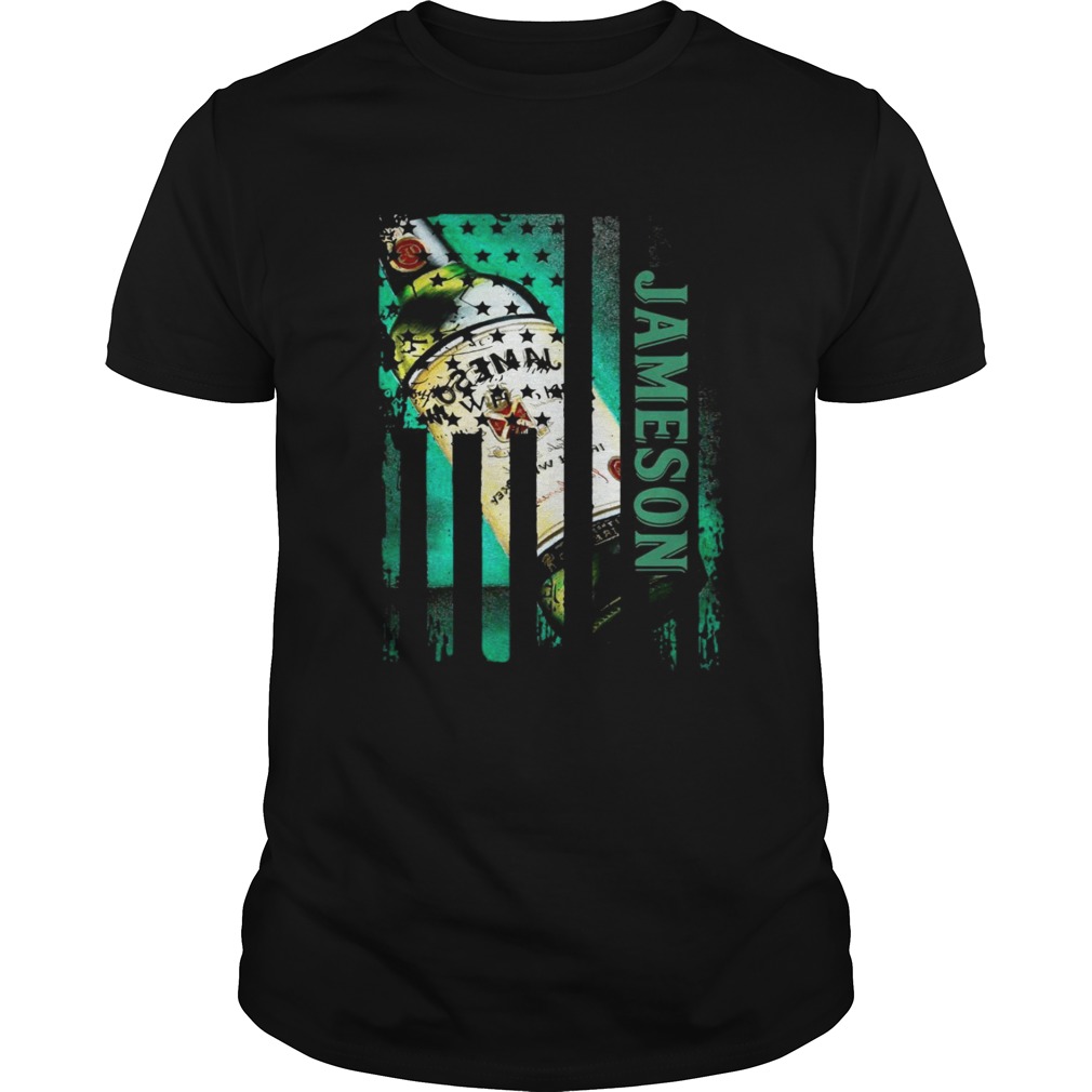 Jameson whisky Independence Day American flag shirt