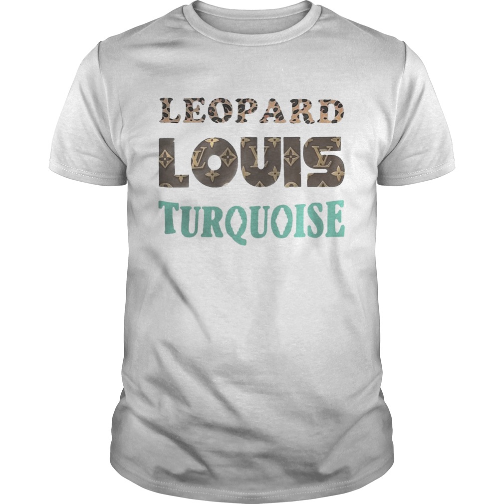 Leopard louis turquoise shirt