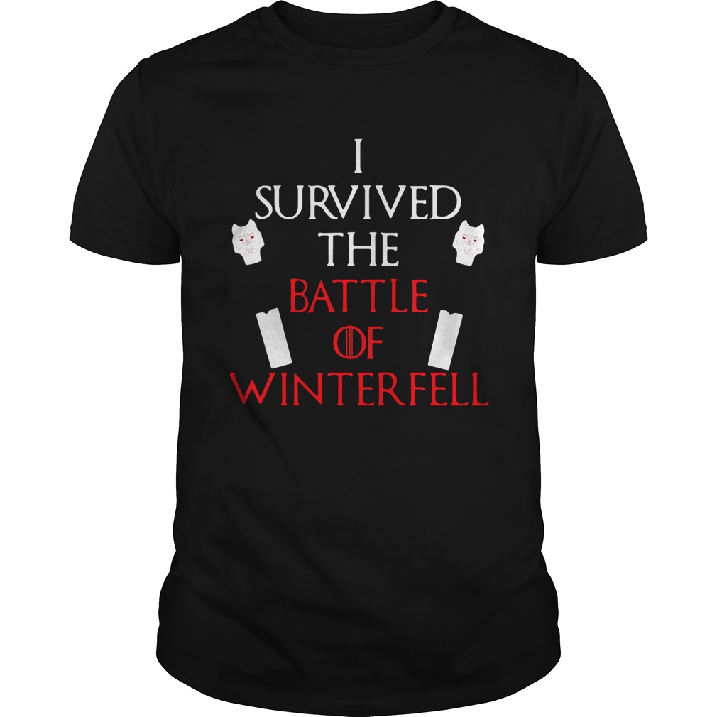 Longclaw of Jon Snow I survived the battle of Winterfell Game of Thrones shirt