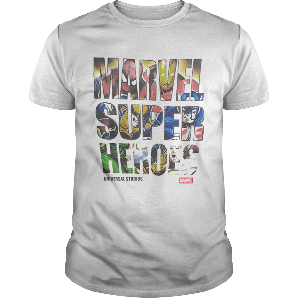 Marvel Super Heroes Universal Studios shirt