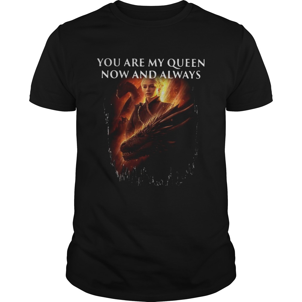 Mother of dragon you are my queen now and always shirt