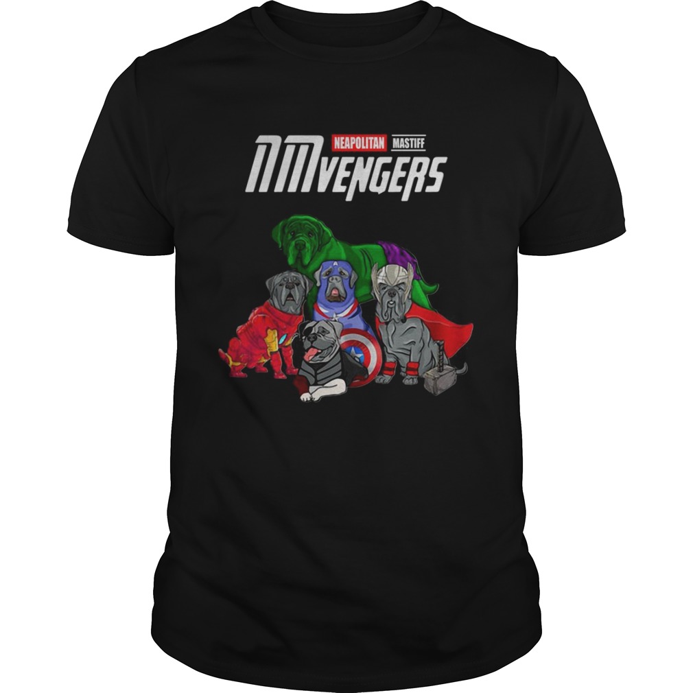 Neapolitan Mastiff Avengers NMvengers Marvel Endgame shirt